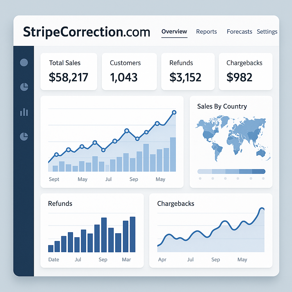 Stripe Analytics Dashboard