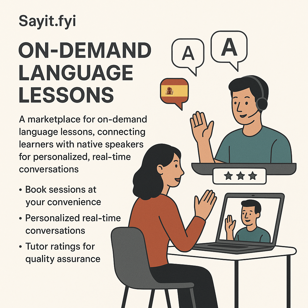 On-Demand Language Lessons