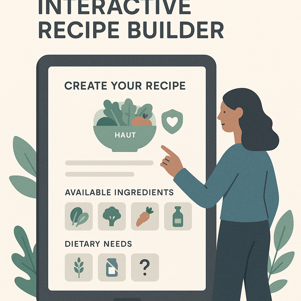 Interactive Recipe Builder
